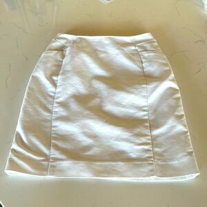 H&M White Lined Pencil Skirt size 4